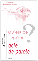 Qu'est-ce qu'un acte de parole?